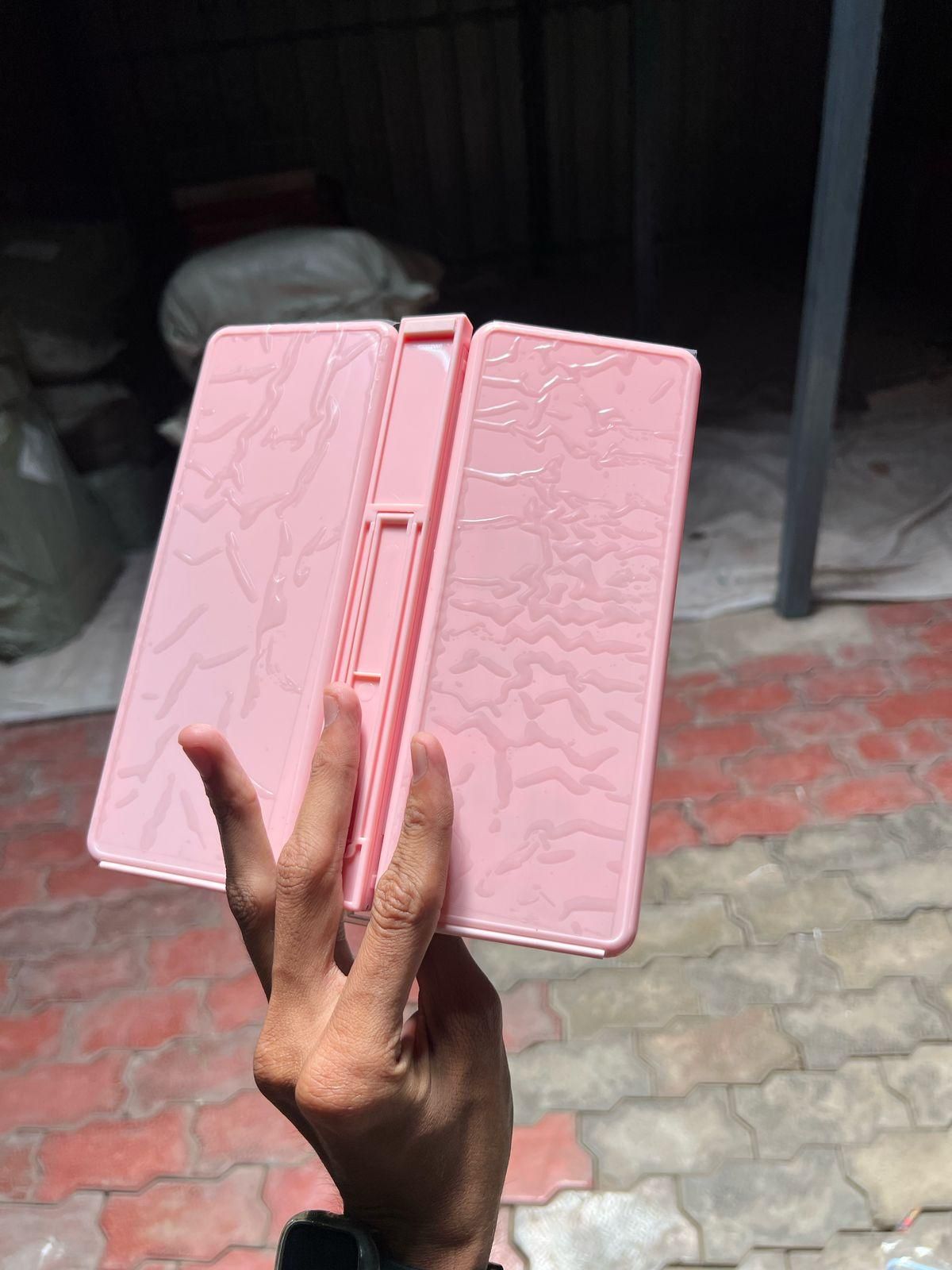 Stand Pencil Box and Foldable Reading Bookshelf