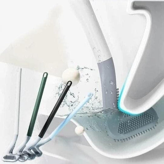 Golf-Shaped Flexible Silicone Toilet Brush